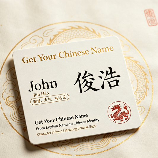 Get Your Own Chinese Name